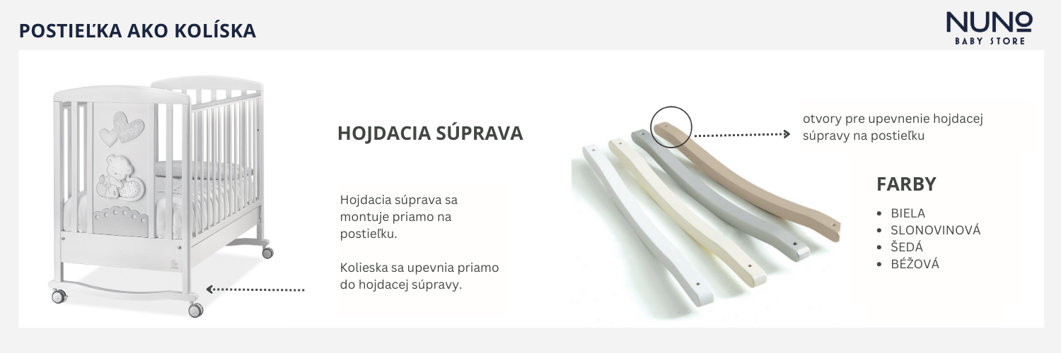 Hojdacia súprava na postieľku Italbaby